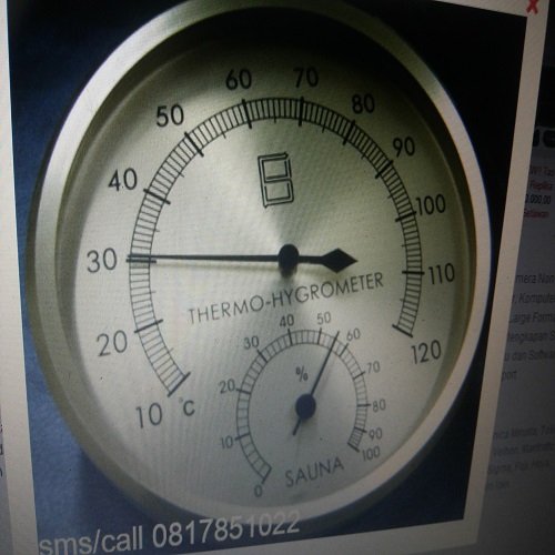 Thermometer Hygrometer Sauna